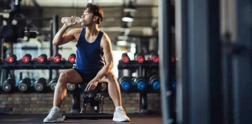 Why do I get headaches - drinking water in gym after workout