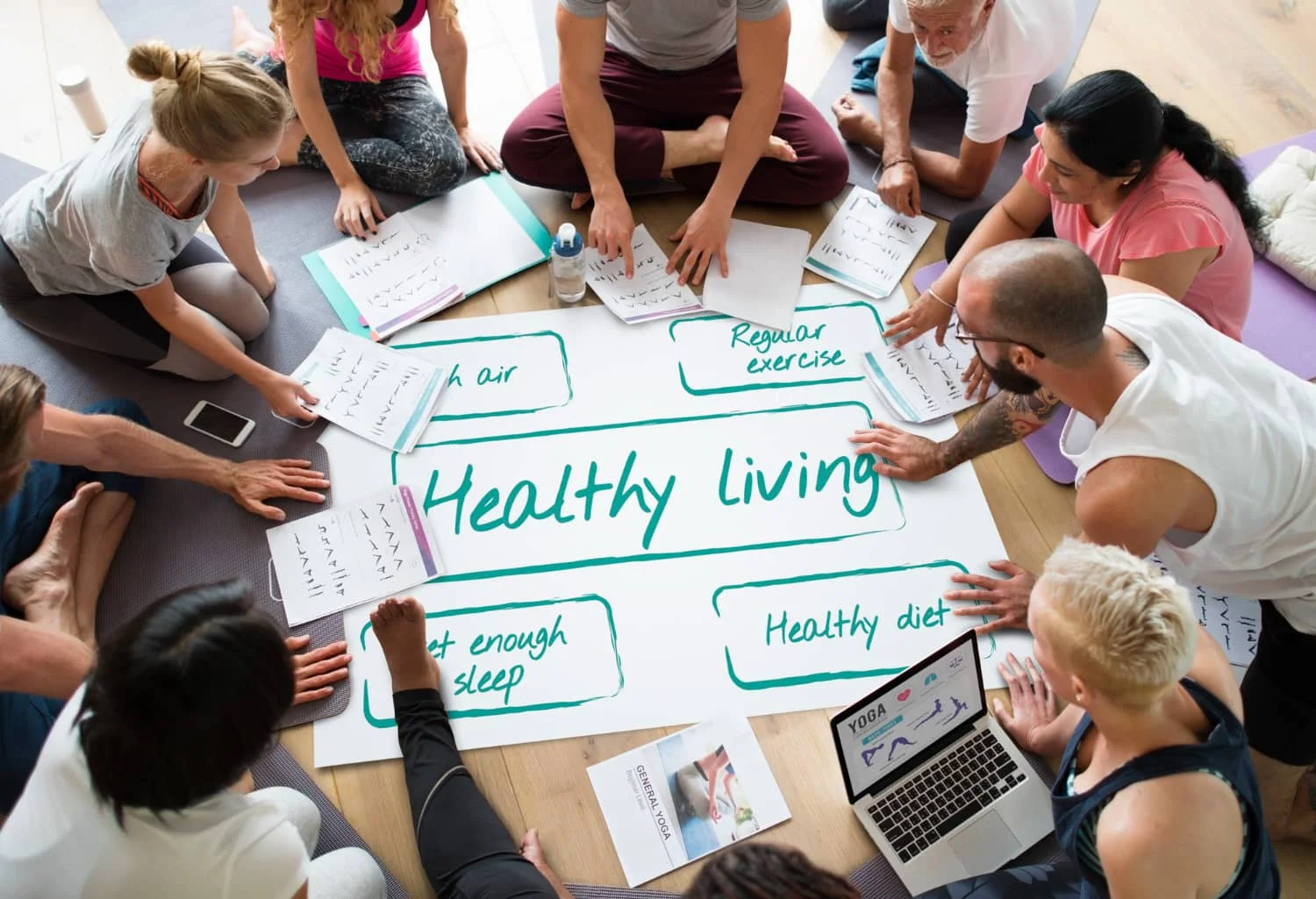 Healthy Living Poster