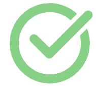 green right tick icon