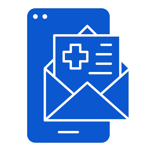 blue mailbox icon