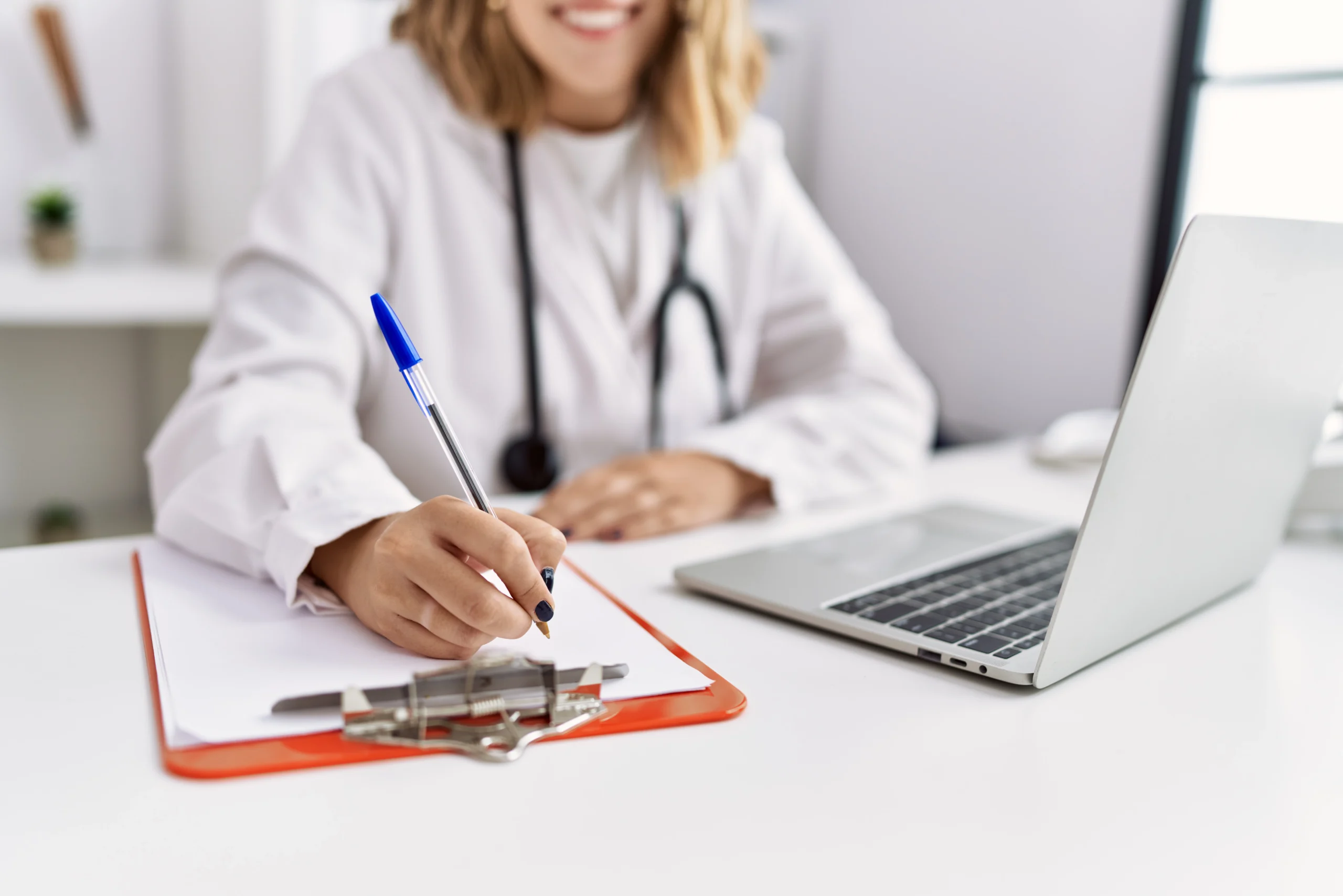 Australian doctor issuing a medical certificate via telehealth consultation